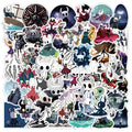 50/100PCS Hollow Knight Graffiti Stickers Cartoon Game DIY Creative Skateboard Luggage Stationery Stickers