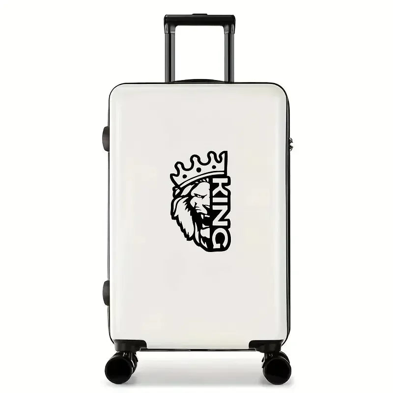 1pc Car Sticker 3.94x6.89inch Waterproof Decal Lion Crown King Design Vinyl Window Sticker, Laptop Sticker, Glass Sticker