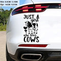 Just A Girl Who Loves Cows Heart Car Stickers For Laptop Water Bottle Truck Van SUV Motorcycle Vehicle Paint Window Wall Cup Too