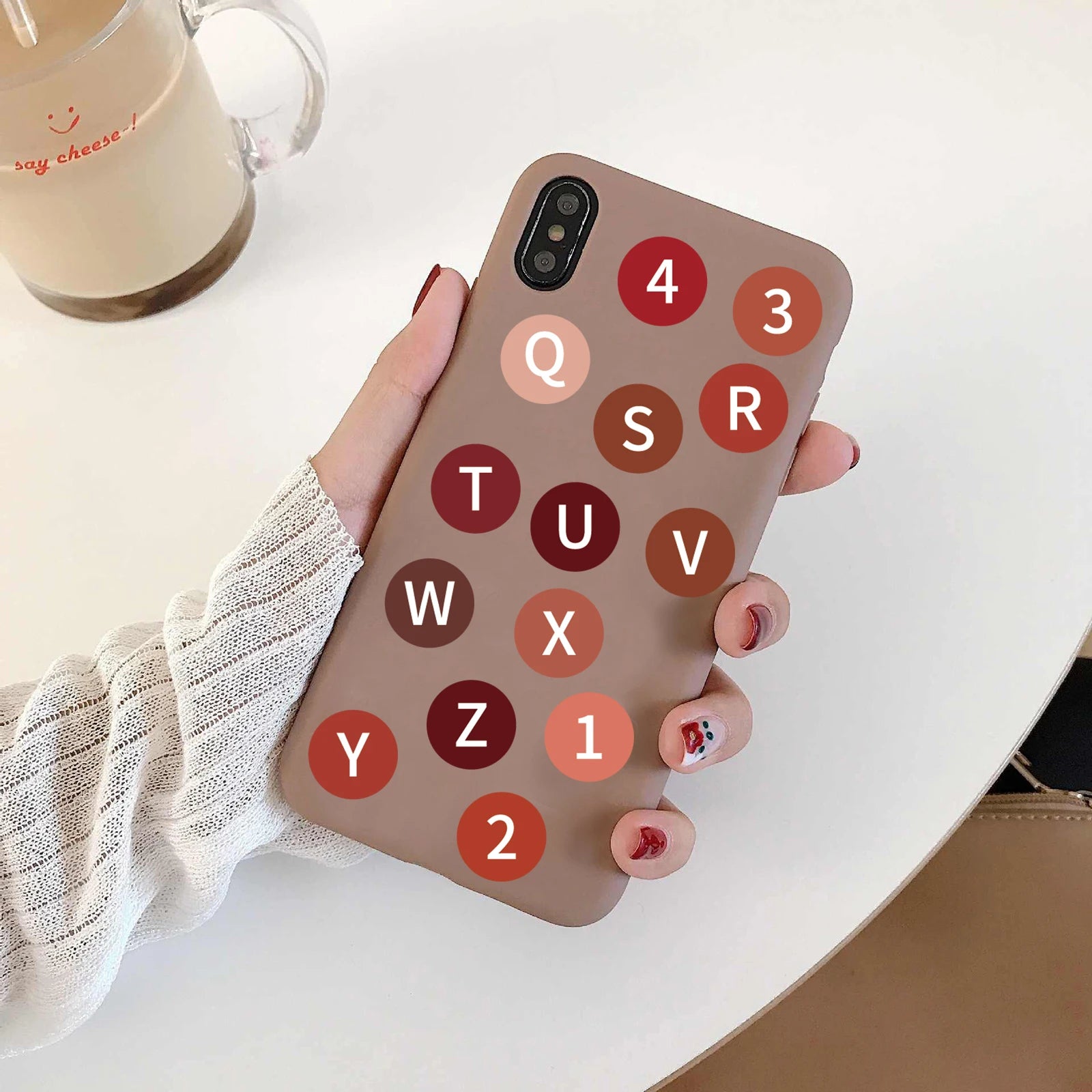 8/16PCS Numeric and Alphabet Labels Collage Cartoon Cafe Suitcases Skateboards Laptop Scrapbook Luggage Cool Graffiti Stickers