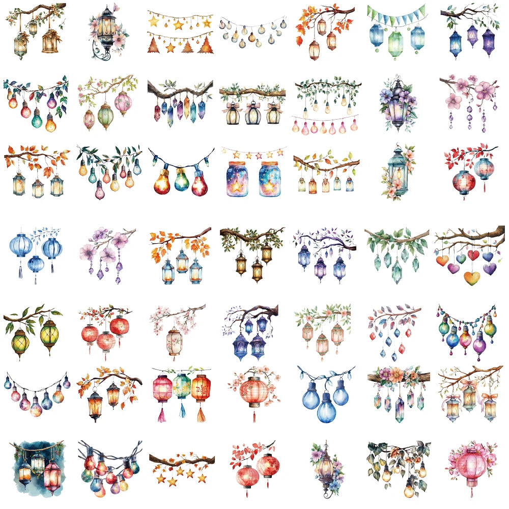 50/100PCS Magic Witch Stickers Aesthetic Scrapbook Love Phone DIY Waterproof Laptop Graffiti Suitcase Wall Decals Gift Sticker