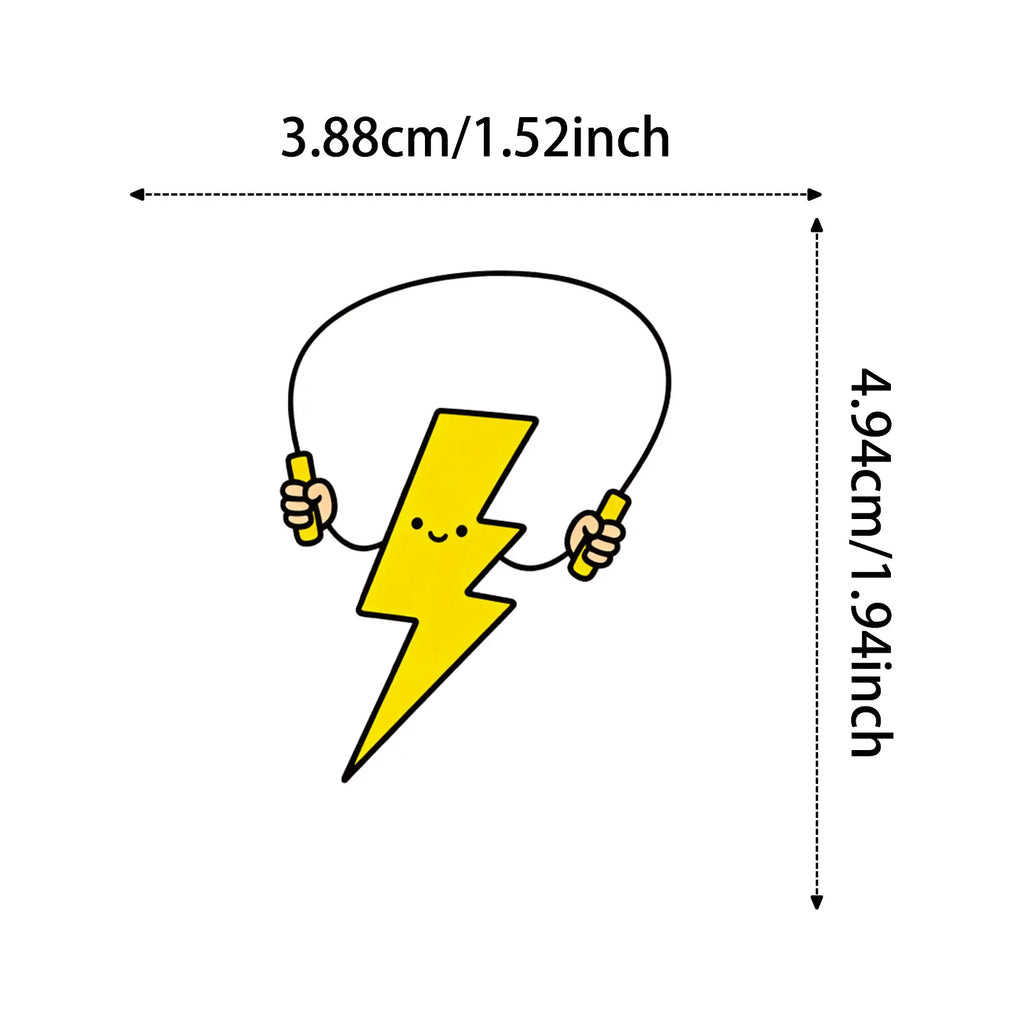 56/112 Pcs Weather Cartoon PET Transparent Fun Stickers for Stationery Box Suitcase Fridge Drawer Cup Phone Laptop