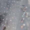 Metallic Dream Nail Stickers Sparkling Magic Color Nail Star Bows Garland Design Stickers Press On Nails DIY High End Nail Decal