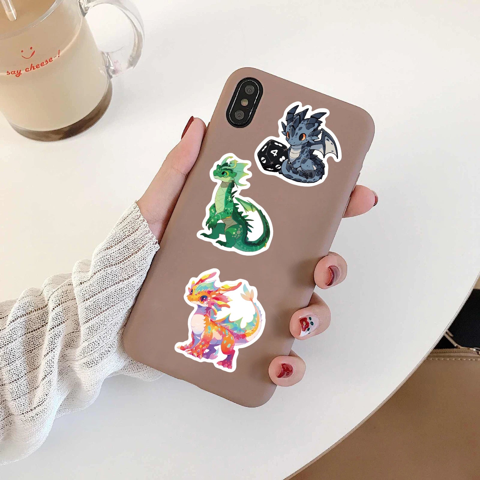 50/100PCS Cartoon Cute European Dragon Stickers Scrapbooking Aesthetic Luggage Laptop Wall Car Art Fun Decoration Decal Sticker