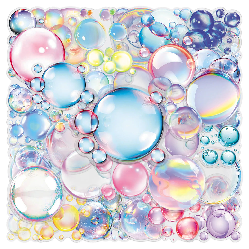 50/100PCS Transparent PET Bubble Stickers Colorful Small Fresh Cartoon Waterproof Decoration DIY Computer Stickers