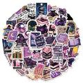 50/100PCS Witch Book Scroll Stickers Fun Graffiti DIY Manual This Label Decoration Phone Case Tablet Waterproof Stickers Toy