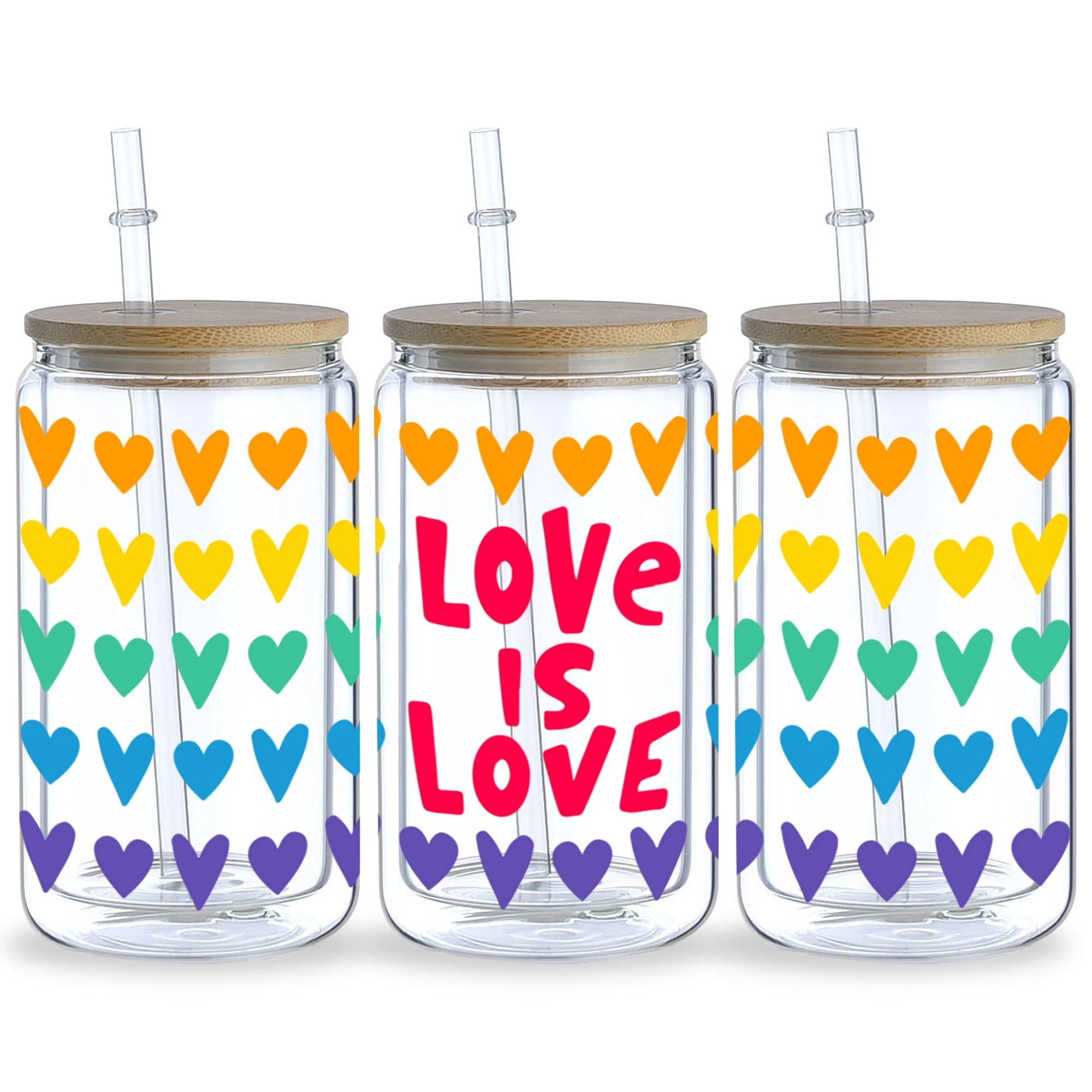 5 sheets Valentine's Day UV DTF cup stickers, DTF friction transfer stickers, waterproof transfer stickers