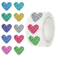 500PCS Roll Adhesive Tape Love Reward Stickers Decorative Envelope Sealing Sticker
