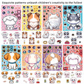 8/16/24PCS Cartoon Cute Dog Sticker Decor Phone Tablet Skateboard Waterproof DIY Children Stationery Decoration Fun Stickers