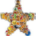 58PCS Robloxs Face Winning Smile Chicken Nugget Meme Stickers Aesthetic Phone Laptop Motorcycle Phone Gifts Wall Sticker