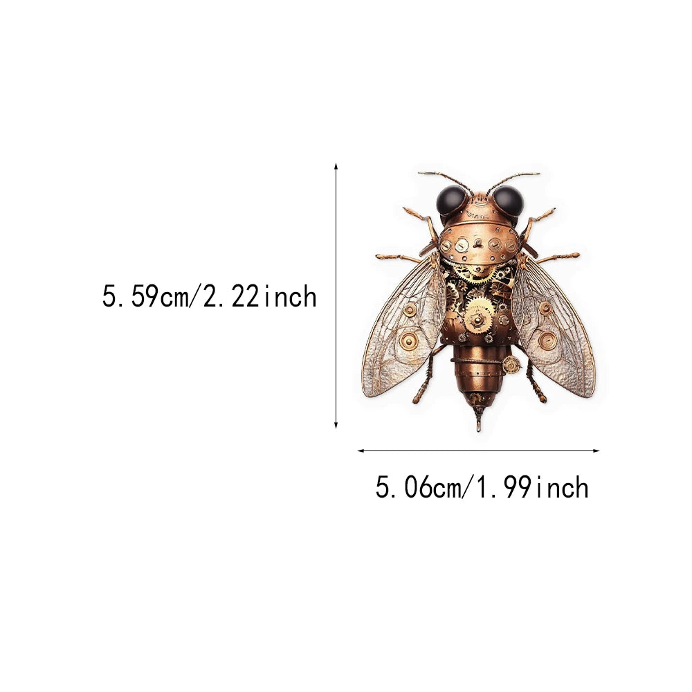 50PCS Steam Insect Mechanical Creative Decoration Graffiti Stickers DIY Phone Case Laptop Tablet Toy Stickers