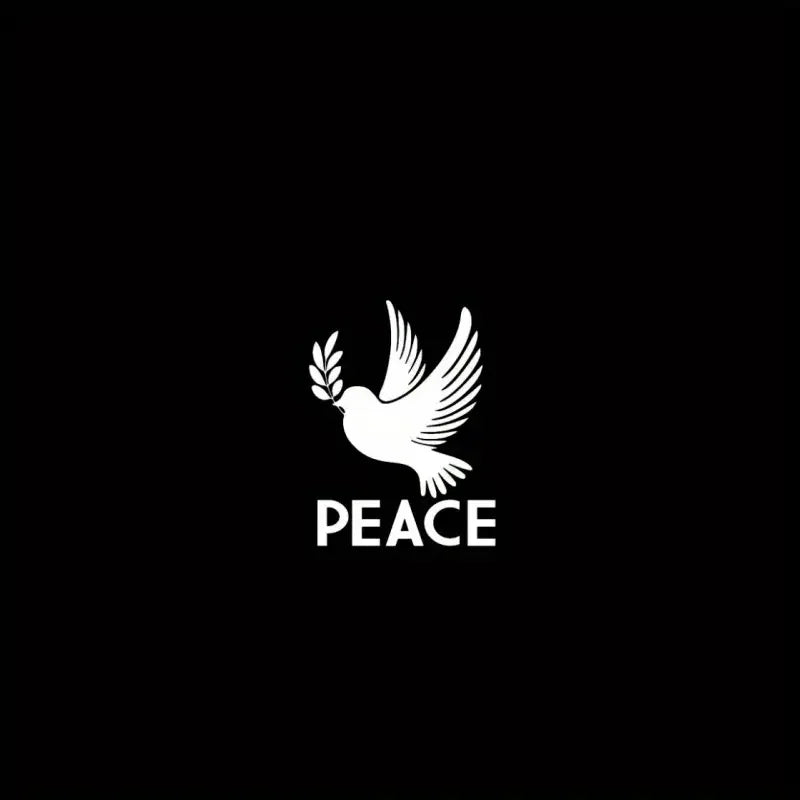 Dove Peace Symbol Vinyl Decal Car Truck Wall Sticker Choose Size Color