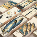 30PCS Cartoon Retro Japanese Bookmarks Nostalgia Aesthetic Books Graffiti Book Teacher Reward Exquisite Gifts Rounded Bookmarks