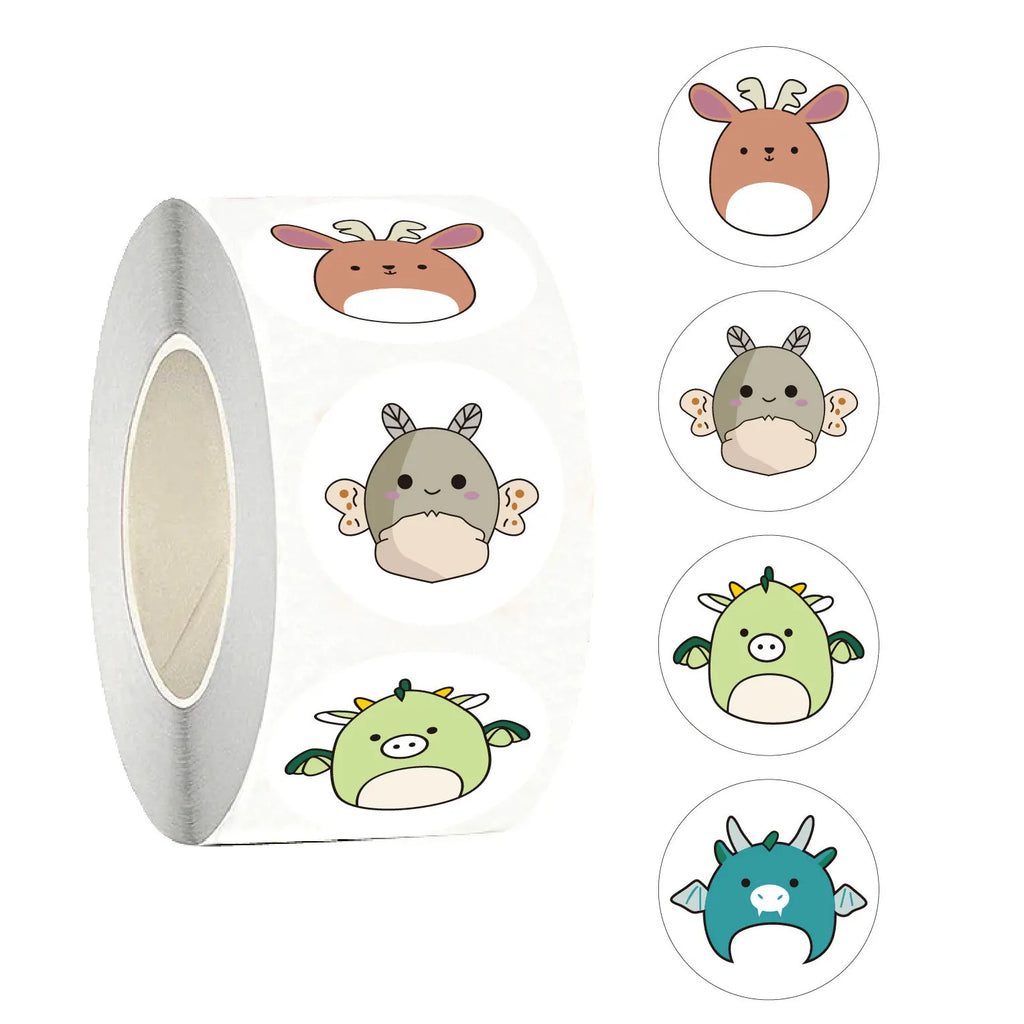 200PCS 1.5 inch Cute Animal Reward Stickers For Kids Students School Teacher Self Adhesive Labels