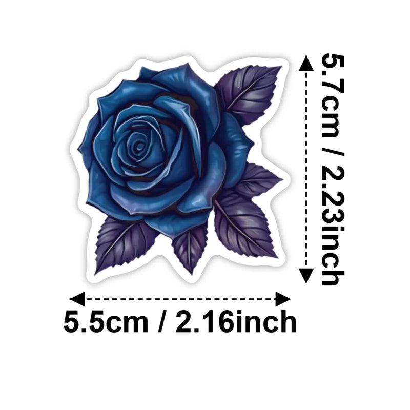 10/30/50PCS Gothic Valentine's Day Sticky PVC Sticker Stationery DIY Laptop Luggage Skateboard Decoration Scrapbooking
