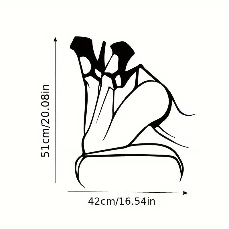 1pc Nude Female Wall Sticker Art Vinyl Decal Suitable for Bedroom and Living Room Home Decor