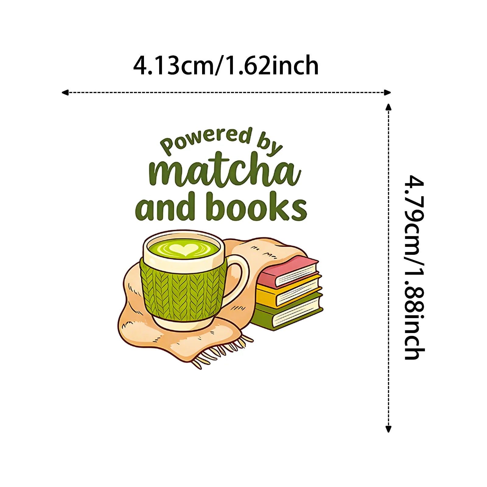 56PCS Matcha Style Cute Stickers Fun Phrase Decals Student Stationery DIY Phone Tablet Luggage Decor Aesthetic Decal Sticker