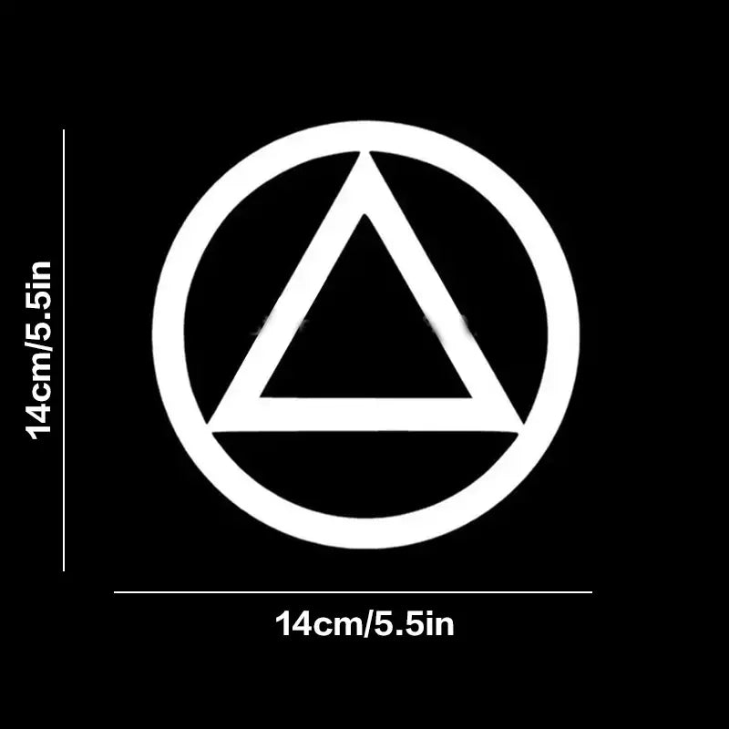 Friends Of Bill Alcoholics Anonymous Car Stickers For Laptop Water Bottle Phone Vehicle Paint Window Wall Cup Bumpers Crafts Dec
