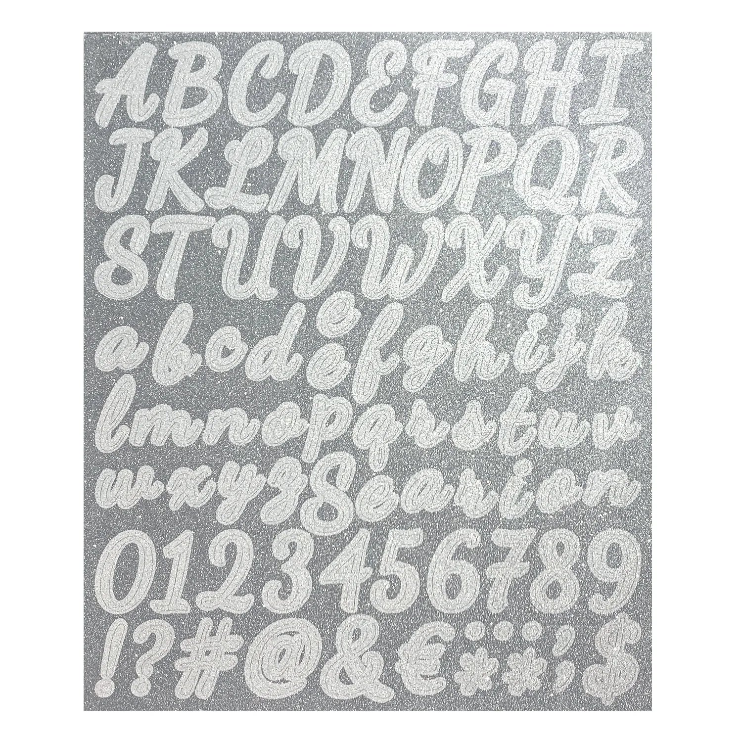 2PCS/PACK Letter Stickers Golden & Silver Digital Creative DIY Decoration Water Cup Stationery Notebook English Letter Stickers