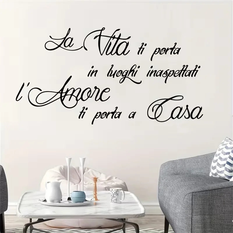 Inspirational "Life Has Taken You to Unexpected Places" Vinyl Wall Sticker - Matte Finish, Pre-Pasted, Easy to Install - Perfect