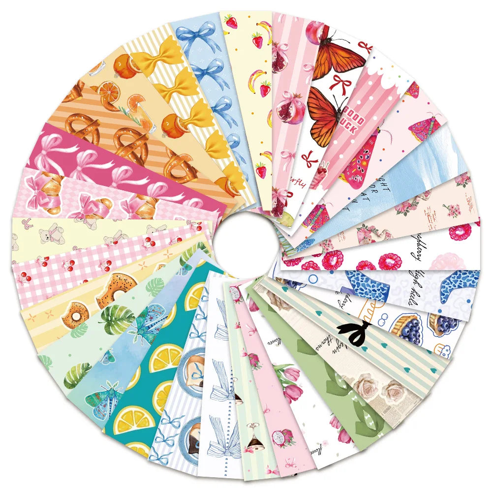 30 Pcs Coquette Bookmark DIY Reading Markers for Students' Stationery Bookmark Cards for Textbooks Books