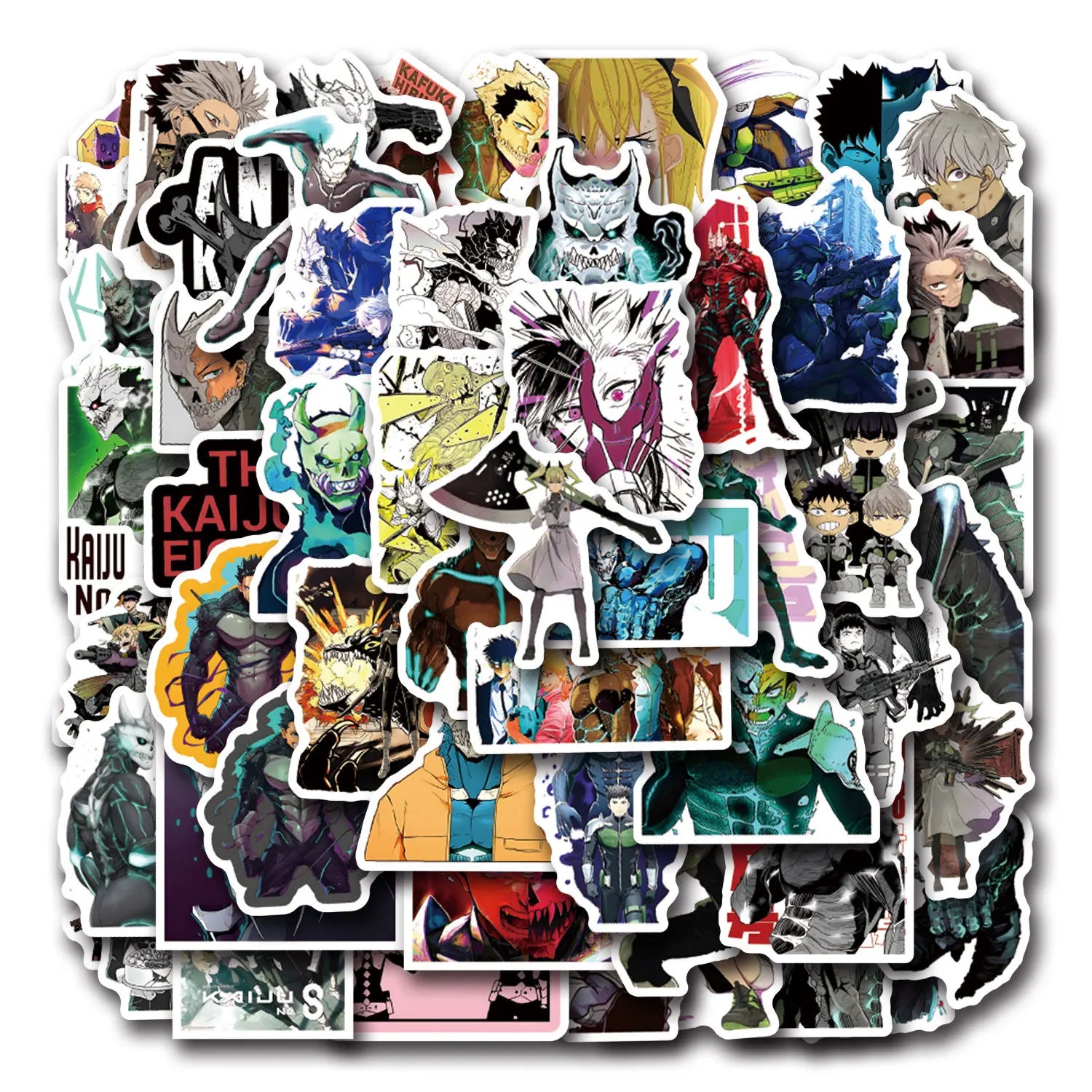 55/110PCS Anime Monster Graffiti Sticker Car Luggage Water Bottles Notebook Sticker