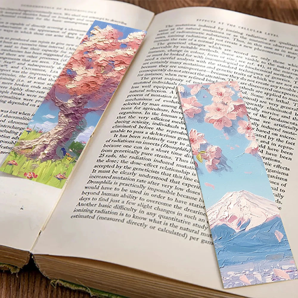 30/60PCS 3D Oil Painting Bookmarks Graffiti Harajuku Aesthetic Laptop Fashion Luggage Skateboard Unique Durable Gifts Bookmark