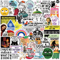 50PCS Funny Snarky Meme Stickers Cartoon Decals Decoration DIY Notebook Fridge Phone Bike Laptop Guitar Graffiti Stickers