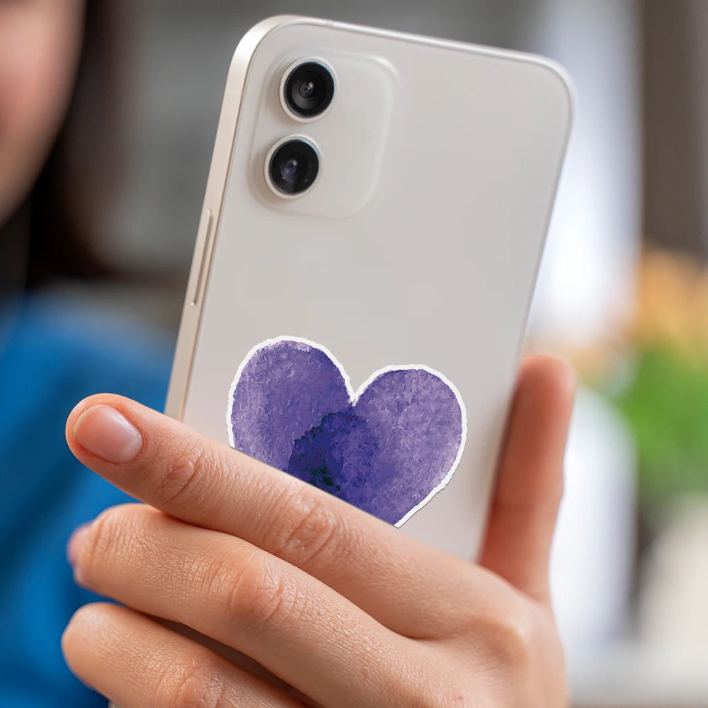 50PCS Cartoon Love Graffiti Stickers, Computer Luggage Waterproof Decoration Stickers, DIY Stickers