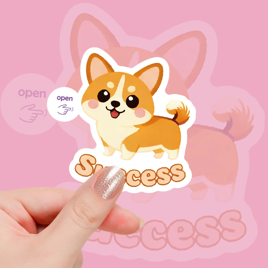 50PCS Cute Animal Encouragement Doodle Stickers, Notebook Stationery Phone Scooter Inspirational Phrase Decorative Art Sticker