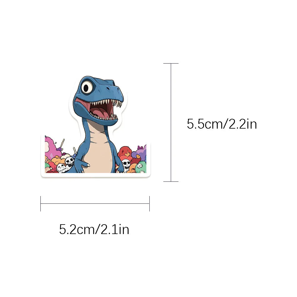 50/100PCS Cartoon Cute Animal Personalized Illustration Graffiti Stickers Decoration Storage Box Luggage Notebook Stickers