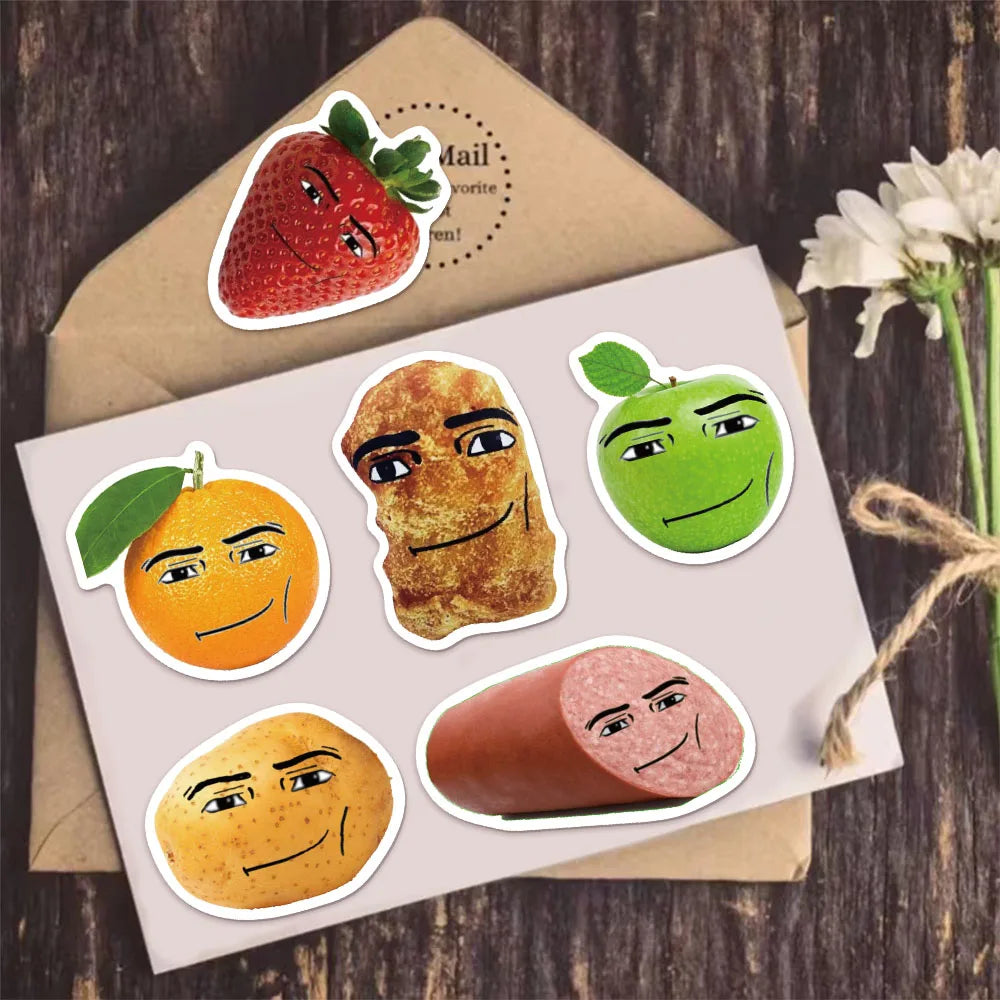 58PCS Cartoon Fun and Humorous Series Stickers DIY Decoration Tablet Computer Water Cup Skateboard Toy Stickers