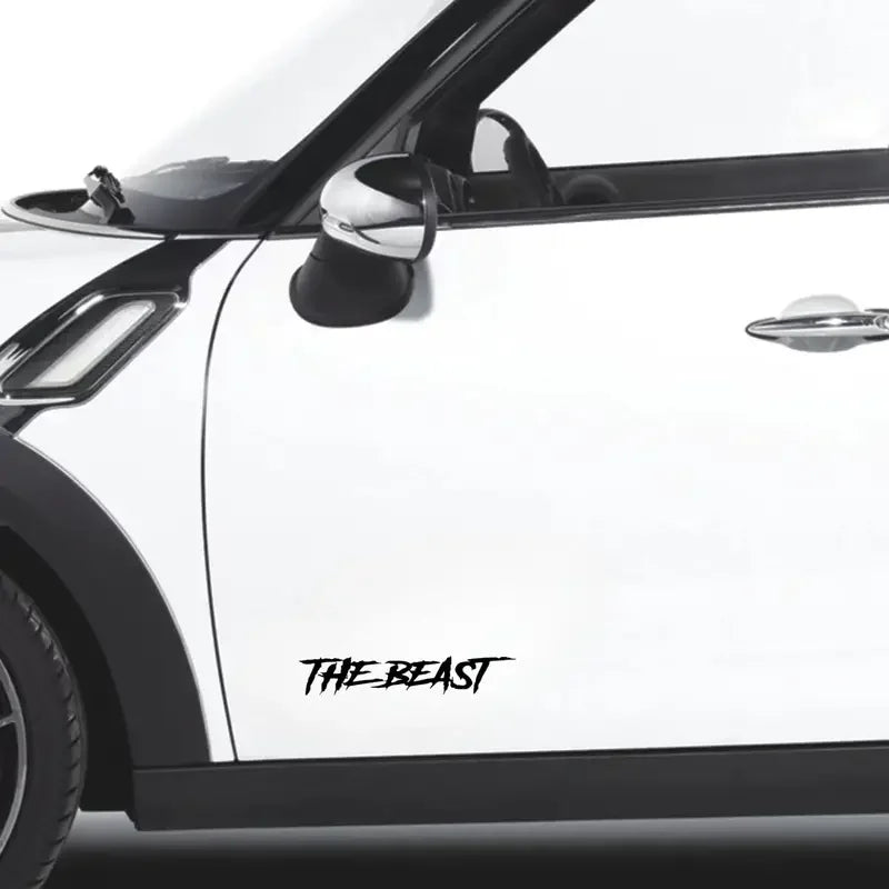 Beast Decal Car Sticker, Car Motorcycle Truck Window Bumper Laptop Vinyl Decal