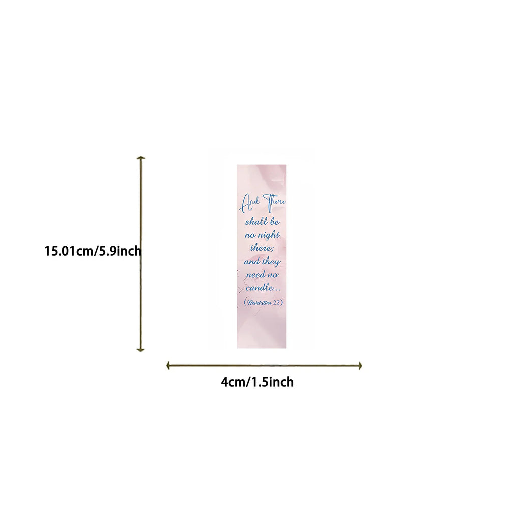 30 Pcs Watercolor Bible Bookmark Series Handheld Art Creative Materials ins Reading Paper DIY Bookmarks