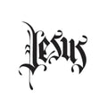 Jesus Font Christian - Vinyl Decal Sticker Car Computer Sticker