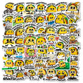 56/118PCS Cartoon Animal Dog/Food Text Stickers Cute and Fun Graffiti Notebook Stationery Decoration Stickers