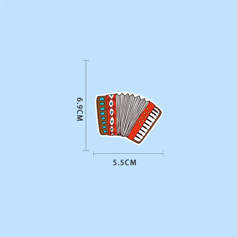50-Pack 80s 90s Cartoon Graffiti Stickers Student Stationery Luggage Tablet Motorcycle Notebook Decorative Stickers