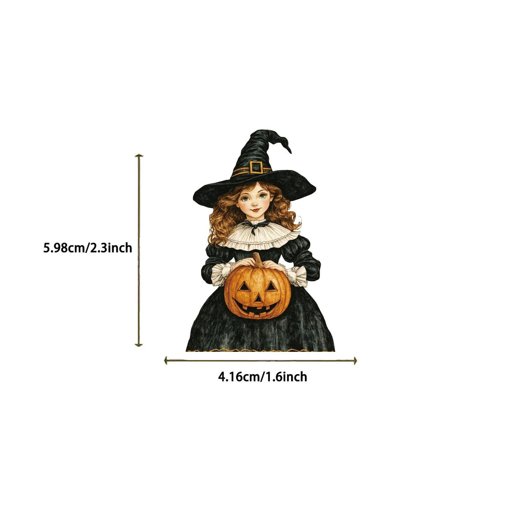 50/100PCS Cartoon Halloween Medicine Bottle Graffiti Stickers Guitar Notebook Luggage DIY Stationery Pen Holder Decor Stickers