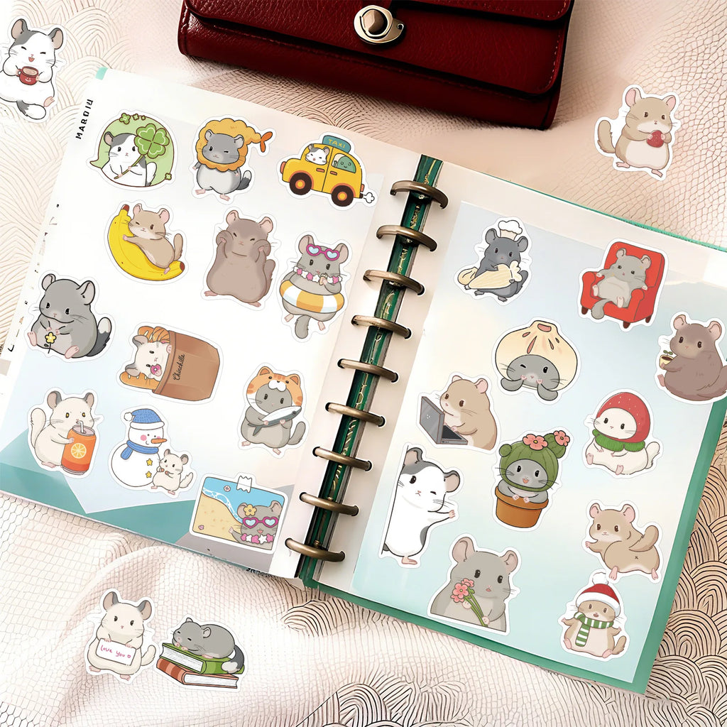 50/100PCS Adorable South American Cavy Graffiti Sticker Decals for Luggage & Laptop - Creative Gifts