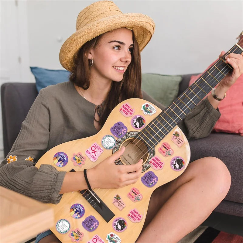 500PCS Kawaii Girl's Day Sticky Paper Sticker Labels Thank You Sticker Sealing DIY Decoration Scrapbooking Stationery Supplies