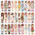 30PCS Lovely Bookmarks Gothic Creative Cartoon Stationery Supplies Gifts Card Unique and Durable Reading Printing Gifts