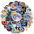 50PCS Space Star Creative Cartoon Decoration DIY Creative Phone Case Laptop Cup Speaker Toy Stickers