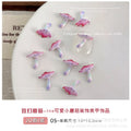 Cute And Magical Mushroom Nail Art Accessories Resin Cartoon Little Mushroom Nail Charms Wearable Nail Rhinestones Decorations