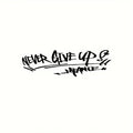 Never Give Up Car Motorcycle Sticker Never Give Up Car Reflective Stickers Waterproof Stikers For Cars