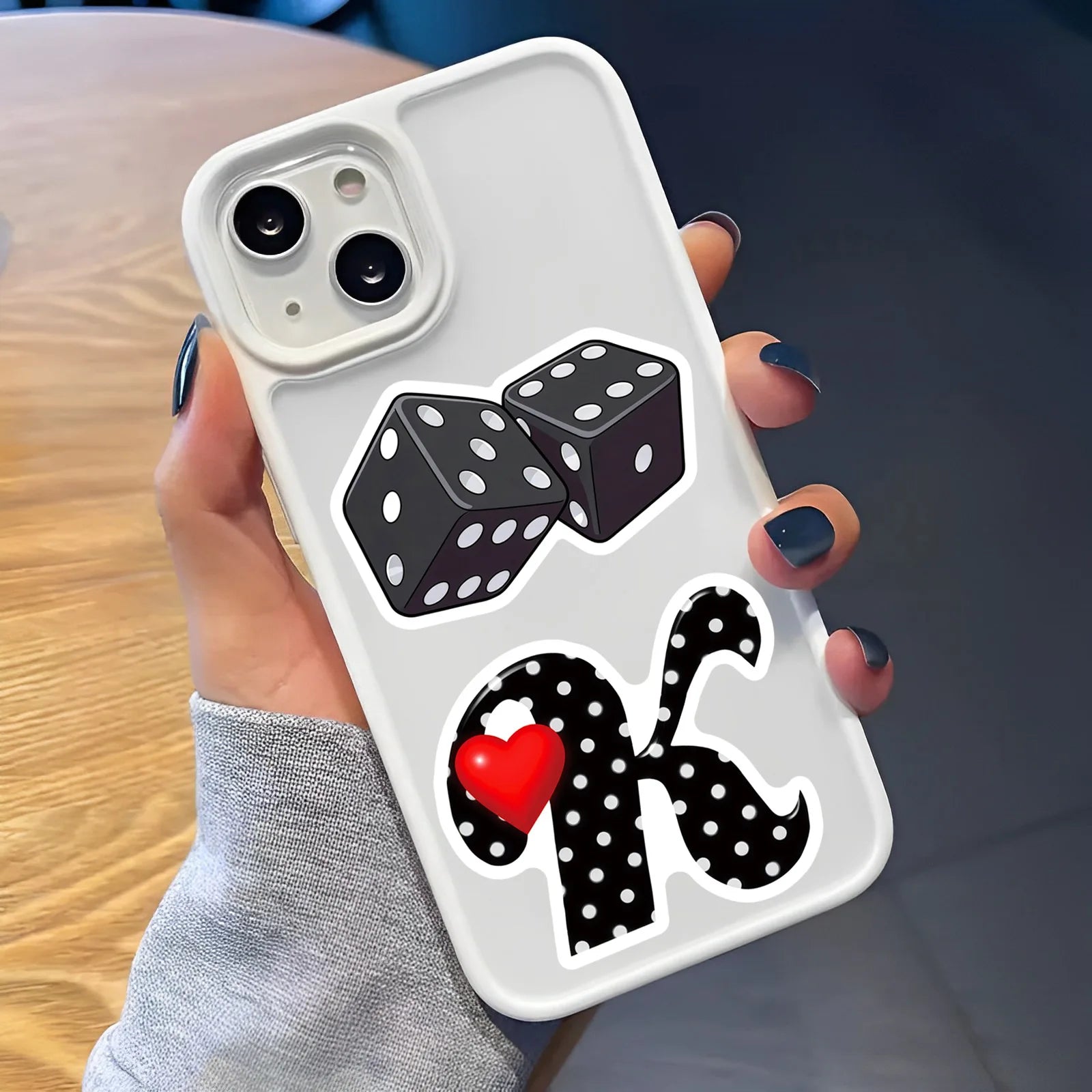 50/100Pcs Polka Dot Ins Style Minimalist Object Stickers PVC Waterproof for Diary Scrapbook Helmet Guitar Phone Laptop Furniture