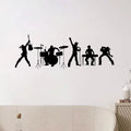 Music Band Vinyl Wall Decal Pop Musical Art Room Decor Bedroom Decoration Interior Stickers Mural Music Notes Wall Decor Vinyl M