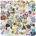 50/100PCS Cartoon Fairy Tale Inspiration Graffiti Stickers Decoration Guitar Notebook Luggage DIY Waterproof