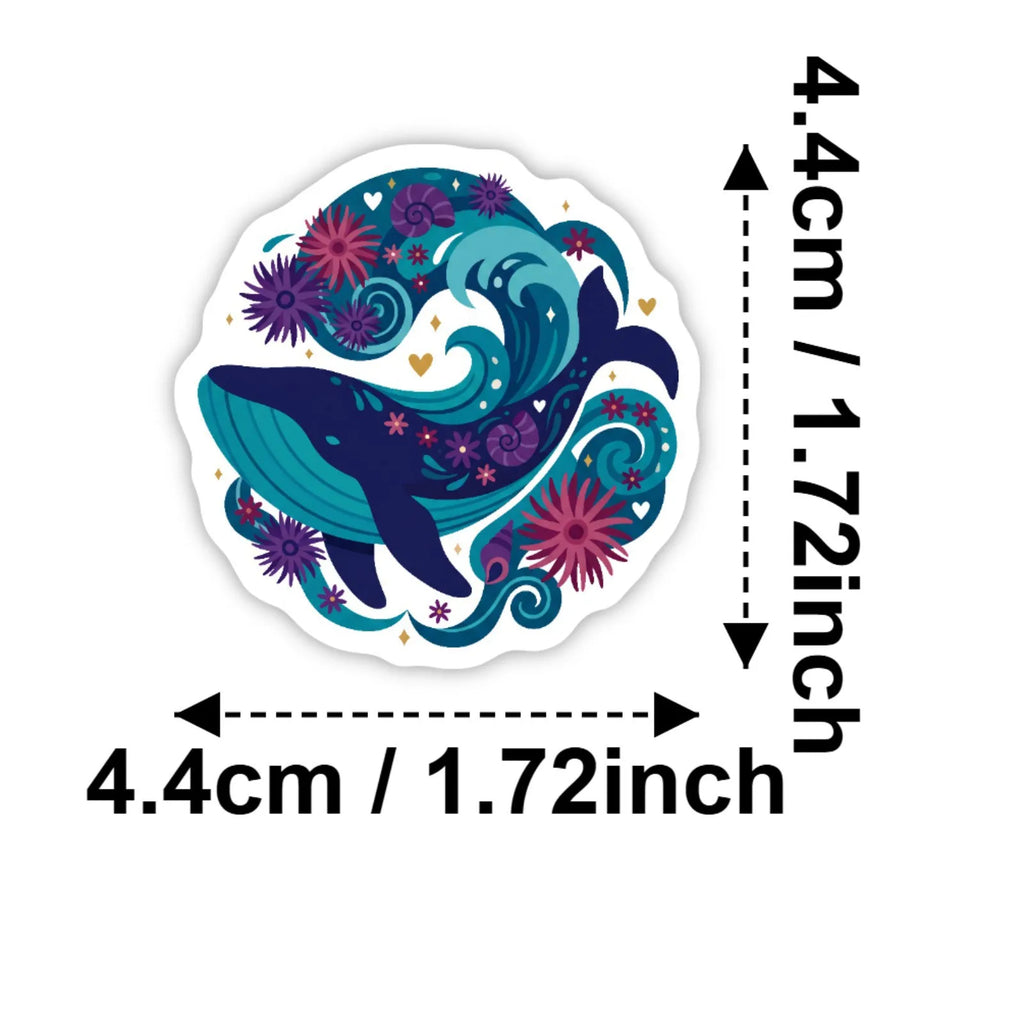 50/100 Pcs Ethnic HD Hand Painted Tropical Animal Stickers for Reward Stationery Box Phone Suitcase Cup Car Removable Decals