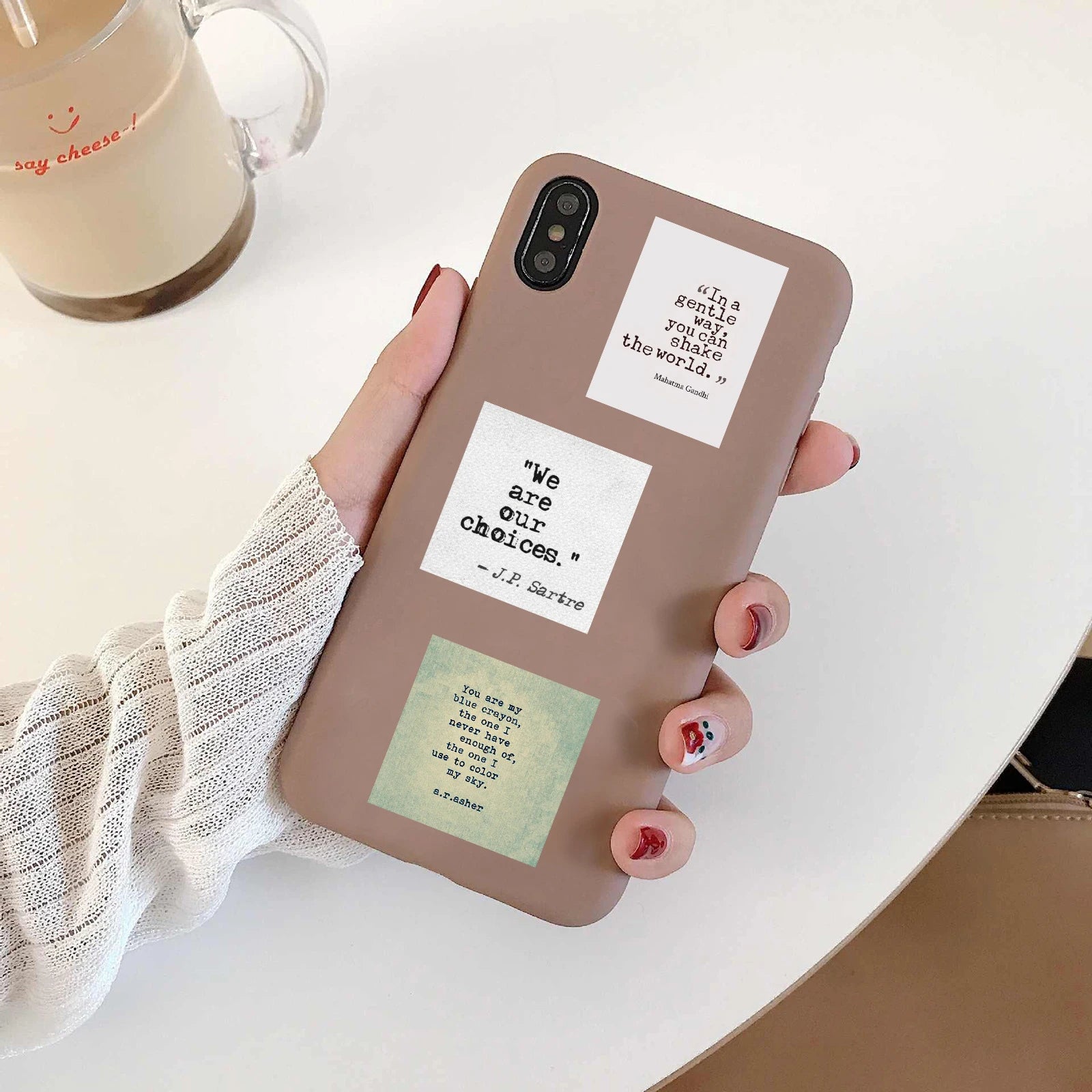 60PCS Christian Bible Verse Says Vintage Retro Celebrity Quotes 2 Stickers Motorcycle Graffiti Bicycle Suitcase Notebook Sticker