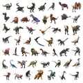 50PCS Dinosaur Stickers Kids Toy Gift DIY Laptop Phone Suitcase Notebook Ancient Animal Sticker Graffiti Decals